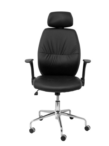 [1956040] PIQUERAS Y CRESPO - Silla Zagreb Simil Piel Negro 238Gane (Ref.239DBSPNEC)