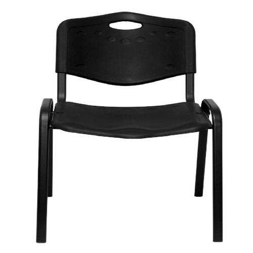 [1237309] PIQUERAS Y CRESPO - Sillón de confidente Riga Polipropileno Negro (Ref.26INE)