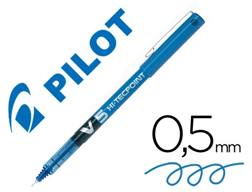 [9015447] PILOT - Roller V5 Azul Trazo 0,3mm Tinta liquida NV5A (Ref.BX-V5-L / NV5A)