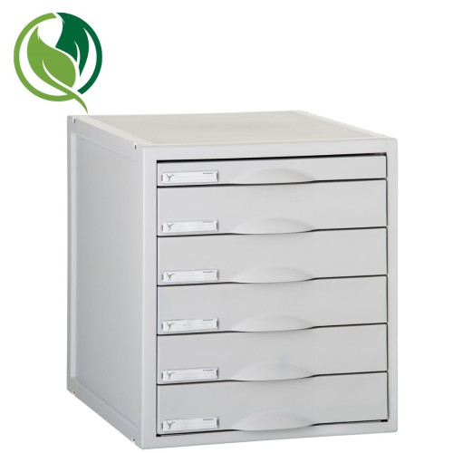 [9046725] ARCHIVO 2000 - Módulo 6 cajones 356x316x362 Gris (Ref.8206CGS)