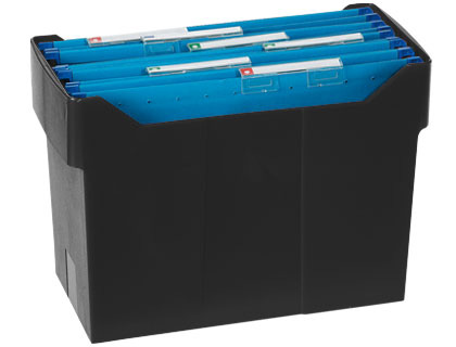 [9046721] LEITZ - Cajetin carpetas colgantes Negro Para 20 carpetas (Ref.2007NE)