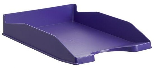 ARCHIVO 2000 - BANDEJA APILABLE EN 3 POSICIONES FONDO LISO FORMATO DIN A4 Y FOLIO 345X255X60 MM MALVA (Ref.742 ML)