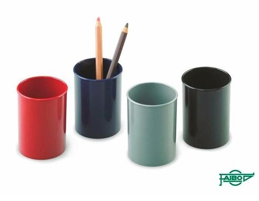 [9935966] FAIBO - CUBILETE PORTALÁPICES PLÁSTICO OPACO ROJO (Ref.205-03)