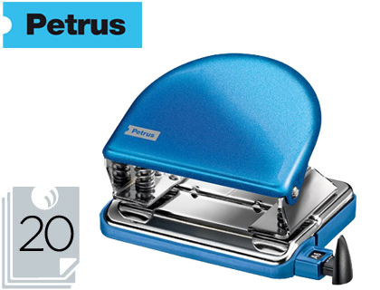 [9154086] PETRUS - TALADRADOR 52 WOW AZUL METALIZADO CAPACIDAD 20 HOJAS EN BLISTER (Ref.626518)