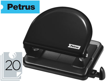 [9023081] PETRUS - Taladro 52 20 Hojas Negro 2 taladros (Ref.337610)