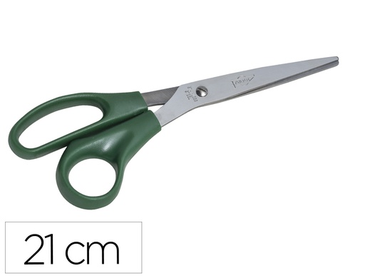 [9156099] FAIBO - Tijera oficina acero inoxidable 21 cm empuñadura ergonomica en blister (Ref. T2100)