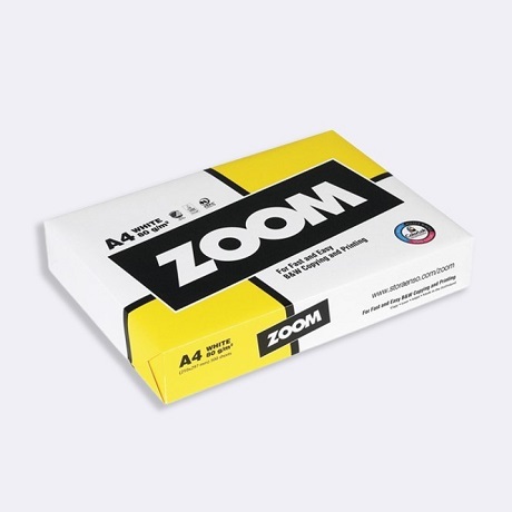 ZOOM - PAPEL A4 - 80g - Blancura CIE 150 - Paquete 500h (Ref.178802)