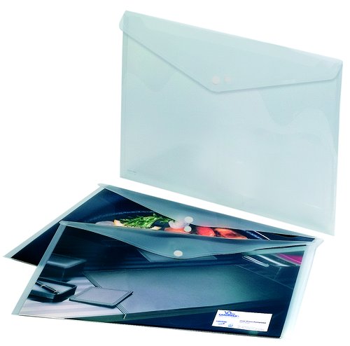 [18001242] CARCHIVO - Sobre polipropileno A3 Con Cierre Velcro Transparente (Ref.346K)