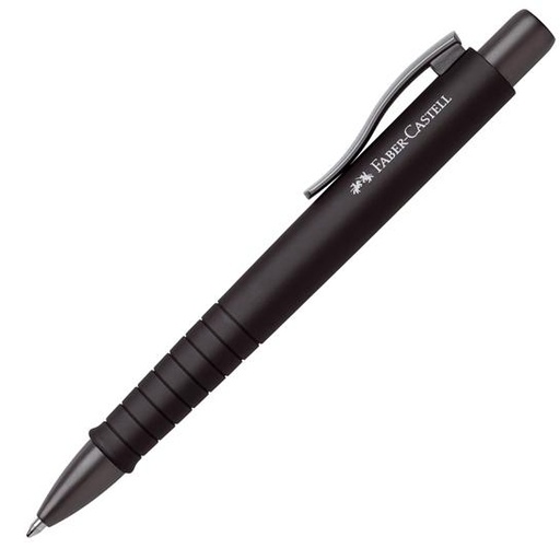 [1956090] FABER CASTELL - Bolígrafo POLY BALL XB . Forma triangular ergonómica. Color negro (Ref.241190)