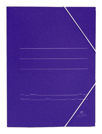 [3043045] MARIOLA - Carpeta DE CARTÓN N 5 CON BOLSA Y CIERRE DE GOMAS FORMATO FOLIO COLOR AZUL REF (Ref.1089)
