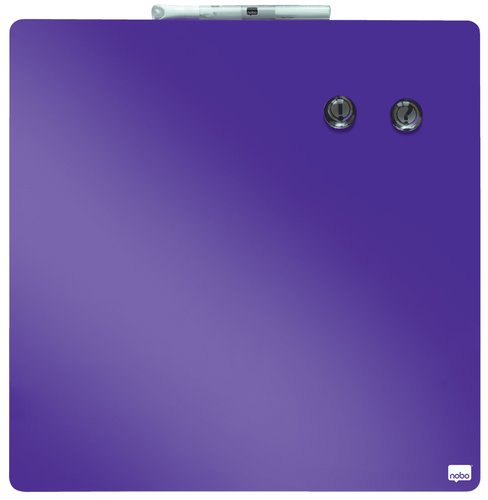 [9063180] NOBO - Pizarra Magnetica Mag Quartet 36x36 Lila (Ref.1903897)