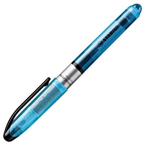 [1178213] STABILO - Marcador fluorescente Trazo 1-3,5mm Punta biselada Tinta liquida Azul No se seca (Ref.545/31)