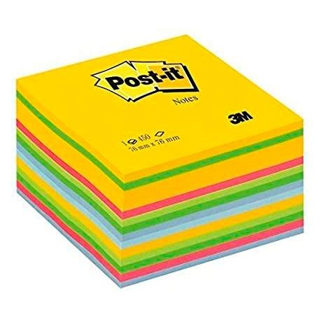 [9057090] POST-IT - Cubo notas adhesivas 350h Amarillo ultra 76x76mm (Ref.FT510280157)