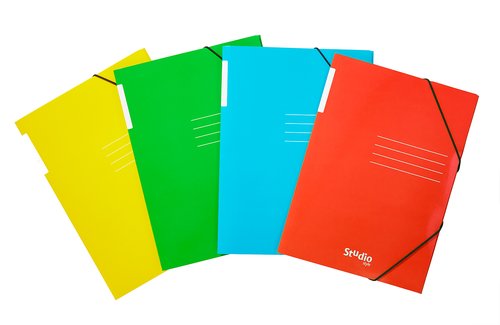 [10401648] PARDO - Carpeta solapas y cierre gomas,cartón brillo 500grs,tarjetero en lomo,folio, rojo (Ref.925602)