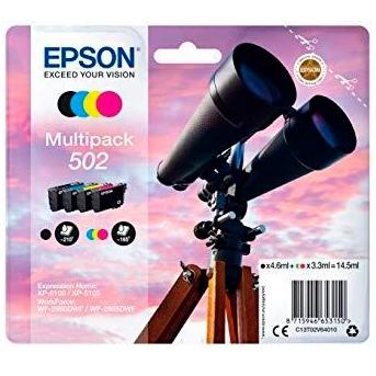 [9928450] EPSON - MULTIPACK 4-COLOURS 502 INK (XP-5100, XP-5105, WF-2860DWF, WF-2865DWF) (Ref.C13T02V64010)