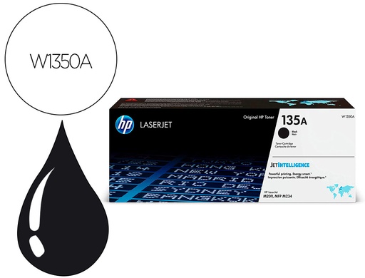 [9164159] HP - TONER ORIGINAL LASERJET 135A NEGRO 1.100pag (Ref.W1350A)
