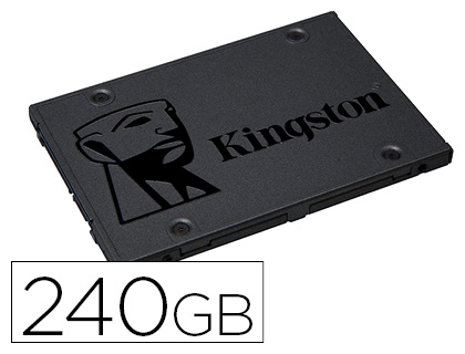 [9155138] KINGSTON - Disco duro ssd 2,5\" interno sa400s37 240 gb (Ref. SA400S37/240G) (Canon L.P.I. 0,24€ Incluido)