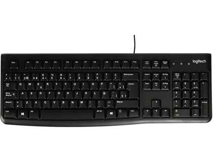 [9155120] LOGITECH - Teclado k120 usb 2.0 con cable negro (Ref. 920-002518)