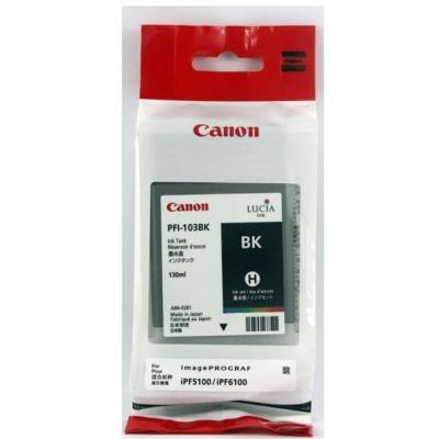 [9920981] CANON - IPF5100/6100 DEPÓSITO DE TINTA NEGRA PIGMENTADA (130 ML) PFI 103 BK (Ref.2212B001AA)