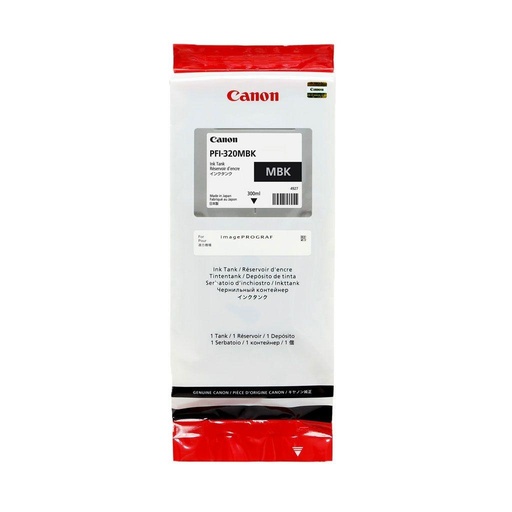[9929978] CANON - TINTA NEGRO MATE TM-200, 205, 300, 305 - PFI-320MBK (Ref.2889C001AA)