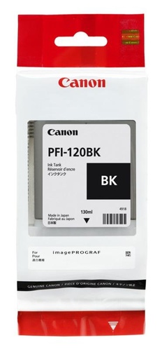 [9929793] CANON - TINTA NEGRO TM - 200 , 205 , 300 , 305 - PFI-120 BK (Ref.2885C001AA)