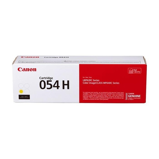 [9933733] CANON - TONER 054 H LBP622 / MF641 / I-SENSYS LBP621 / 623 / 641 / 643 / 645 / 622 AMARILLO 2300 PAGINAS (Ref.3025C002)