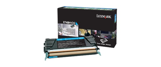 [9926006] LEXMARK - TONER LASER CIAN 10.000 PGINAS RETORNABLE X/748DE/7 (Ref.X748H1CG)