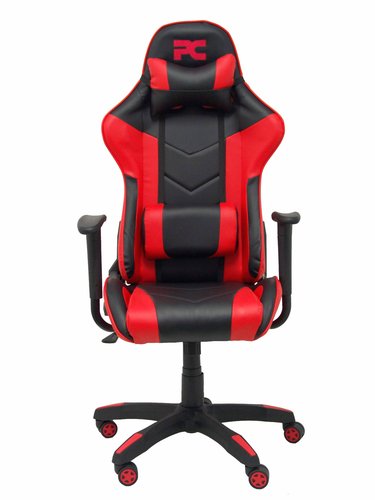 [9938215] PIQUERAS Y CRESPO - SILLA ATALAYA GAMING BRAZOS REGULABLES MECANISMO BASCULANTE REGULABLE EN ALTURA TAPIZADO ENVOLVENTE SIMILPIEL NEGRO Y ROJO
 (Ref.7217DBSPRJ)