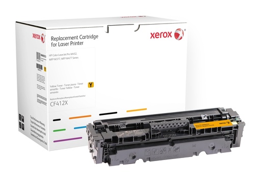 [9929100] XEROX - TONER AMARILLO PARA LASERJET PRO M452DN/ M452NW / M477FDN / M477FDW / M477FNW (CF412X) (Ref.006R03553)