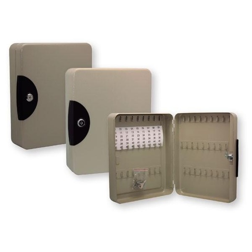 [9934755] BISMARK - CAJA GUARDALLAVES METÁLICO 108 LLAVES CON ETIQUETAS DE IDENTIFICACIÓN CON LLAVE COLOR GRIS (Ref.319904)