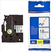 [9933987] BROTHER - CINTA ROTULADORA LAMINADA FLEXIBLE NEGRO SOBRE BLANCO 18MMX8M (Ref.TZEFX-241)