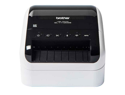 [9154490] BROTHER - Impresora de etiquetas ql-1110nwb hasta 103 mm corte automatico impresion b/n usb 2.0 wifi bluetooth (Ref. QL1110NWB)