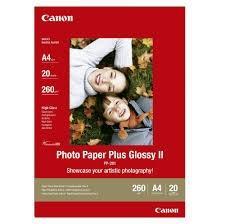 [9927215] CANON - PAPEL INKJET PP-201 FOTOGRFICO PLUS A4 260GR 20 (Ref.2311B019)