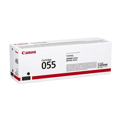 [9933878] CANON - TONER 055 LBP664CDW / MF745CDW / I-SENSYS LBP663CDW / LBP664CX / MF742CDW NEGRO 2300 PAGINAS (Ref.3016C002)