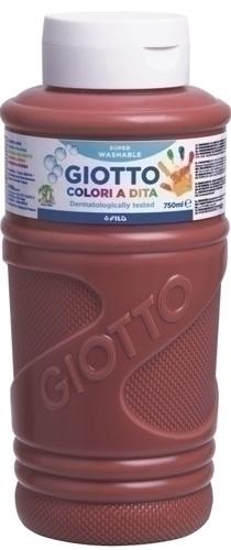 [9936966] GIOTTO - PINTURA de DEDOS 750 ml (bote) MARRON (Ref.F536028/F472928)