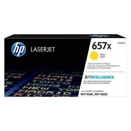 [9929928] HP - TONER AMARILLO LASERJET ENTERPRISE MFP M681 - Nº 657X (Ref.CF472X)