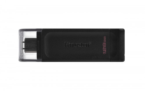 [9160396] KINGSTON - Memoria data traveler 70 usb 3.2 + tipo c 128 gb color negro (Ref. DT70/128GB) (Canon L.P.I. 0,24€ Incluido)