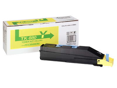 [9922422] KYOCERA MITA - CONSUMIBLE IMPRESORA LASER KYOCERA TONER AMARILLO TK-880Y (Ref.1T02KAANL0)