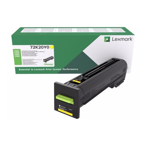 [9932664] LEXMARK - TONER AMARILLO CS820DE, 820DTE, S820DTFE, CX820DE, 820DTFE, 825DE, 825DTE ,825DTFE, 860DE,860DTE, 860DTFE (Ref.72K20Y0)