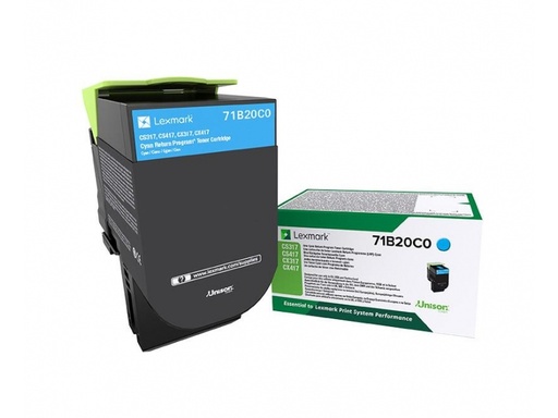 [9927651] LEXMARK - TONER CIAN (Ref.71B20C0)