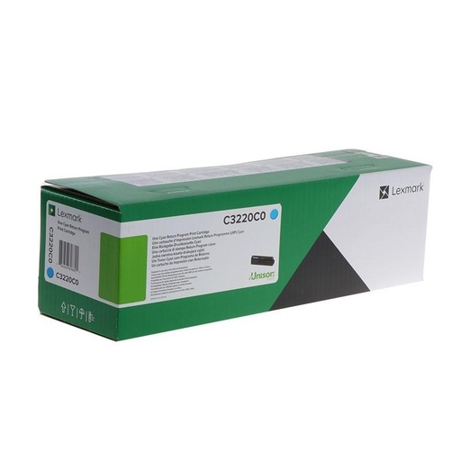[9936669] LEXMARK - TONER CIAN MC3326ADWE, 3224DWE, 3224ADWE, C3326DW, C3224DW (Ref.C3220C0)