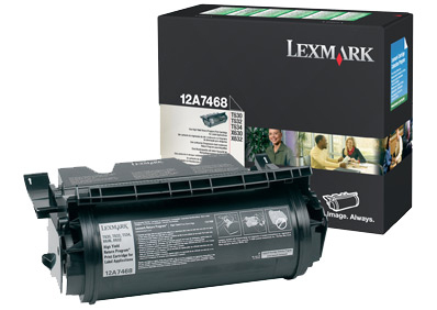[9922634] LEXMARK - TONER T-630/T-632/T-634 ALTO RENDIMIENTO RETORNABLE ETIQUETAS (Ref.12A7468)