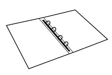 [9933999] MARIOLA - CARPETA de ANILLAS CARTON Fº 4 an. 25mm REDONDAS CUERO (Ref.5184N)