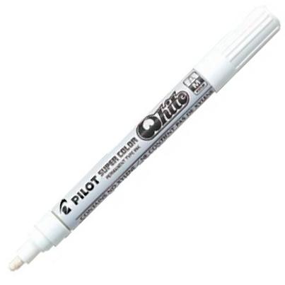 [9930628] PILOT - MARCADOR Tinta OPACA PERMANENTE SUPER COLOR GRUESO BLANCO (Ref.SC-W-M / NPMB)