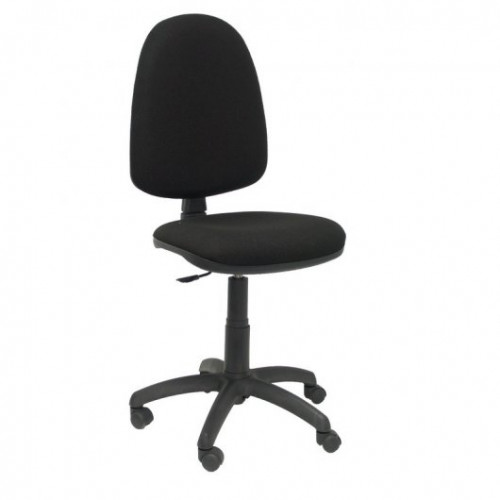 [9942063] PIQUERAS Y CRESPO - SILLA AYNA MECANISMO CONTACTO PERMANENTE CON REGULACION DE PROFUNDIDAD ASIENTO Y RESPALDO TAPIZADO BALI NEGRO (Ref.04CPBALI840)