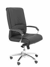 [9937669] PIQUERAS Y CRESPO - SILLÓN DE DIRECCIÓN MOD. GINETA GIRATORIO BRAZOS FIJOS REGULABLE EN ALTURA BASCULANTE NEGRO (Ref.251CBNE)