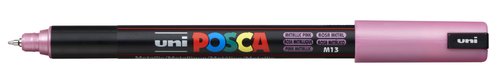 [9934567] UNI-BALL - MARCADOR T.OPACA NO PERM. UNI POSCA 0,7 EF (PC-1MR) ROSA METALICO (Ref.265306000)