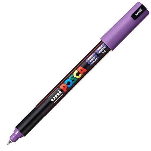 [9934569] UNI-BALL - MARCADOR T.OPACA NO PERM. UNI POSCA 0,7 EF (PC-1MR) VIOLETA (Ref.265249000)