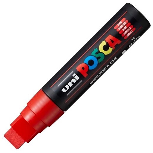 [9941543] UNI-BALL - MARCADOR T.OPACA NO PERM. UNI POSCA 15,0 (PC-17K) ROJO (Ref.364216000)