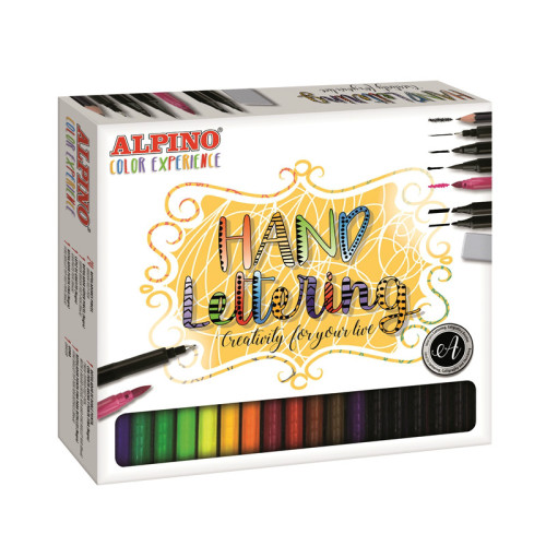 [9153638] ALPINO - Set de dibujo color experience lettering (Ref. AR000701)